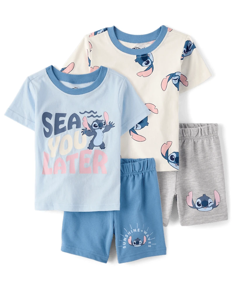 Toddler Boys Stitch™ 4-Piece Outfit Set
