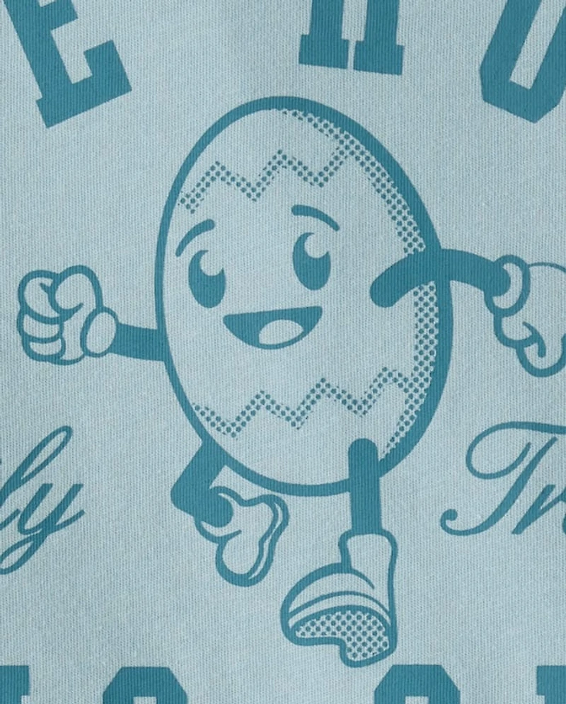 Mens Matching Family Easter The Hunt Is On Graphic Tee