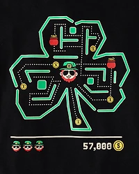 Boys St. Patrick's Day Video Game Graphic Tee