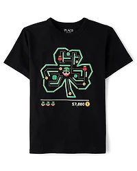 Boys St. Patrick's Day Video Game Graphic Tee