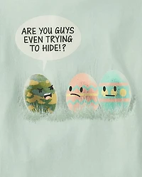 Boys Easter Egg Humor Graphic Tee