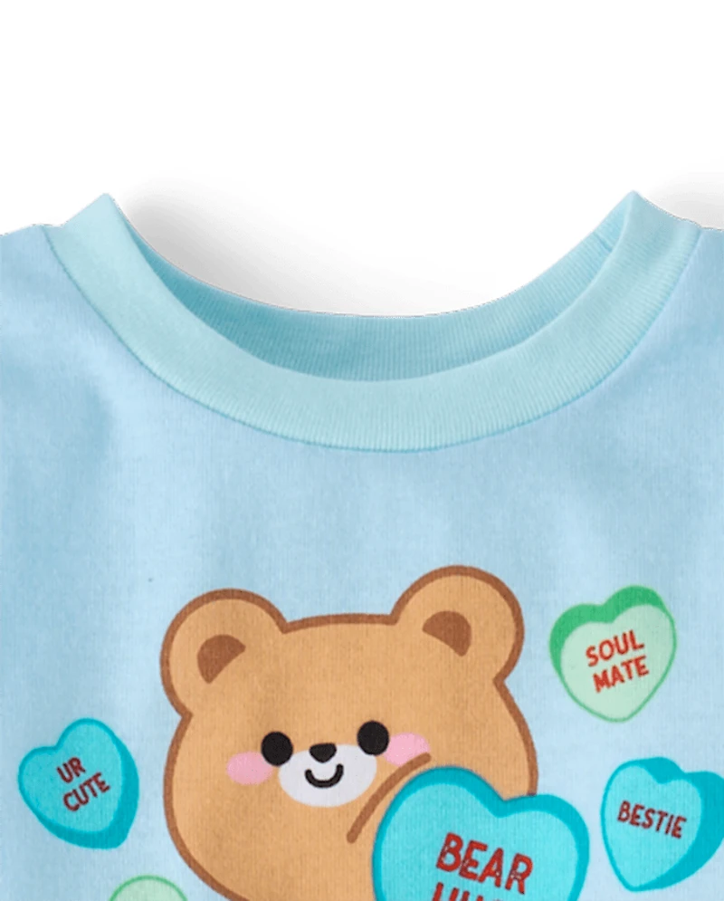 Baby And Toddler Sweethearts® Bear Snug Fit Cotton Pajamas