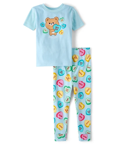 Baby And Toddler Sweethearts® Bear Snug Fit Cotton Pajamas