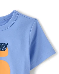 Baby And Toddler Boys Birthday Graphic Tee