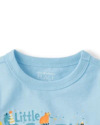 Baby And Toddler Boys Birthday Party Animal Graphic Tee