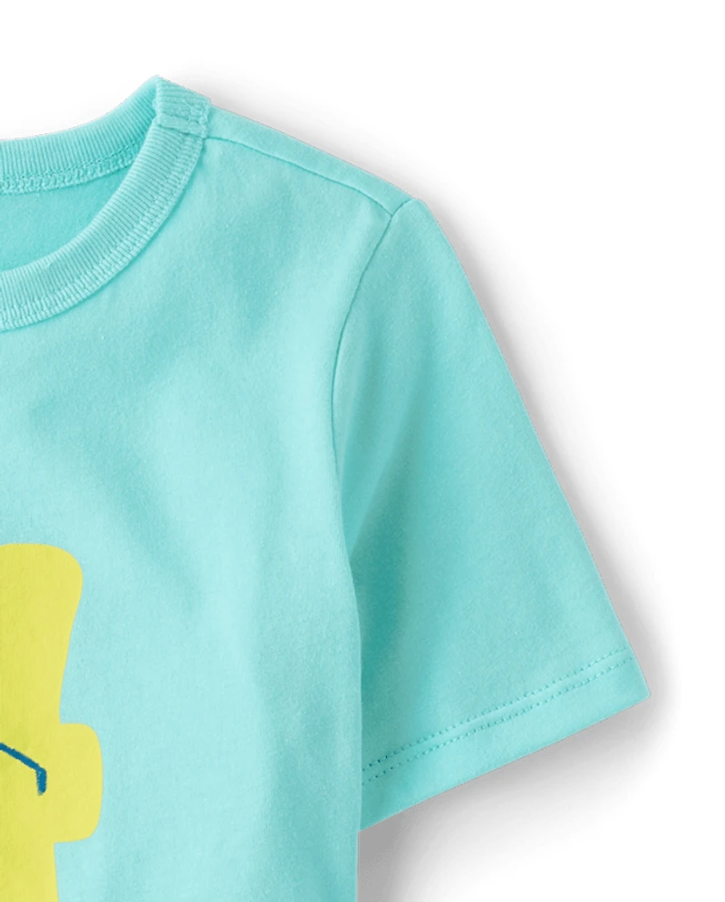 Baby And Toddler Boys 4 Birthday Graphic Tee