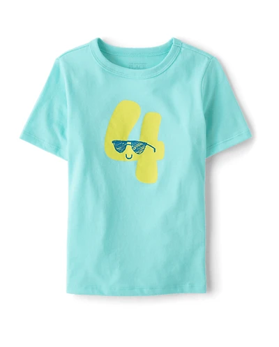 Baby And Toddler Boys Birthday Graphic Tee