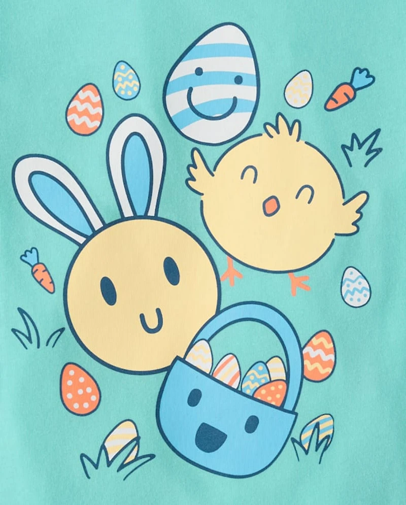 Baby And Toddler Boys Easter Egg Chick Graphic Tee