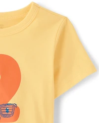 Baby And Toddler Boys 2 Birthday Graphic Tee