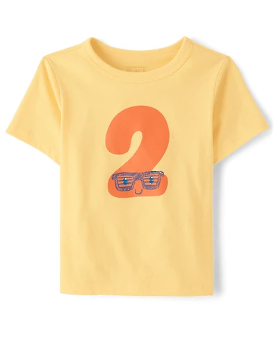 Baby And Toddler Boys 2 Birthday Graphic Tee