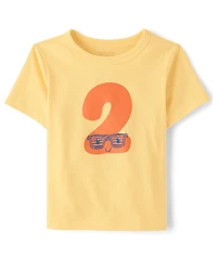 Baby And Toddler Boys 2 Birthday Graphic Tee