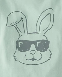Baby And Toddler Boys Easter Bunny Sunglasses Graphic Tee