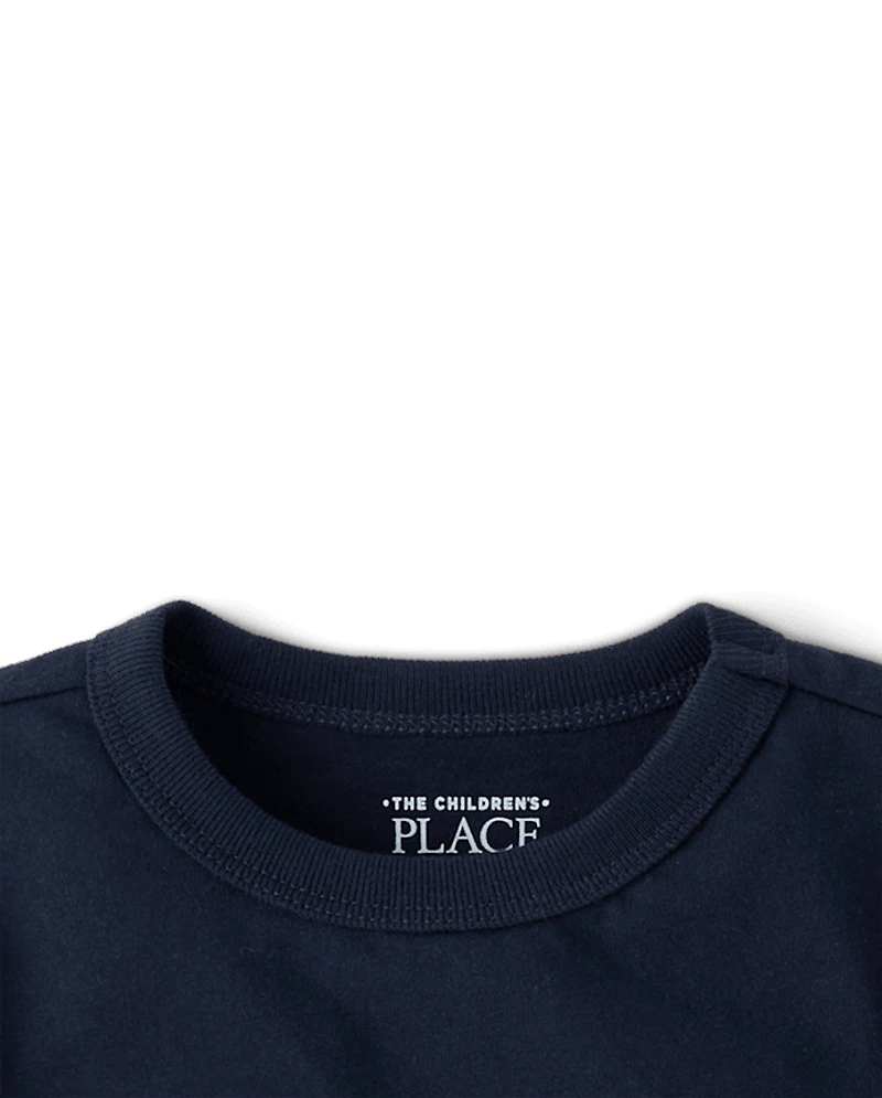 Baby And Toddler Boys St. Patrick's Day Happy Clover Graphic Tee