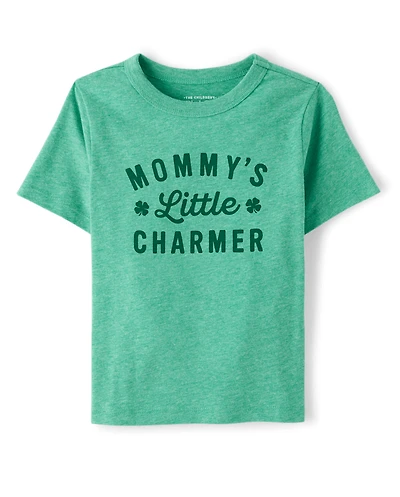 Baby And Toddler Boys St. Patrick's Day Mommy's Charmer Graphic Tee