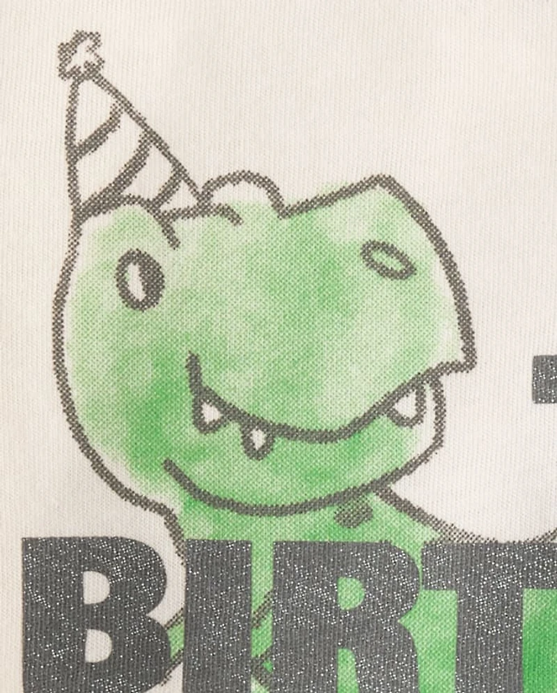 Baby And Toddler Boys Birthday Dude Graphic Tee