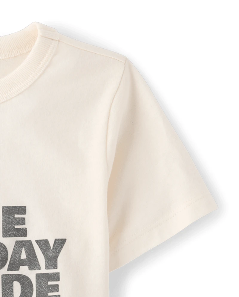 Baby And Toddler Boys Birthday Dude Graphic Tee