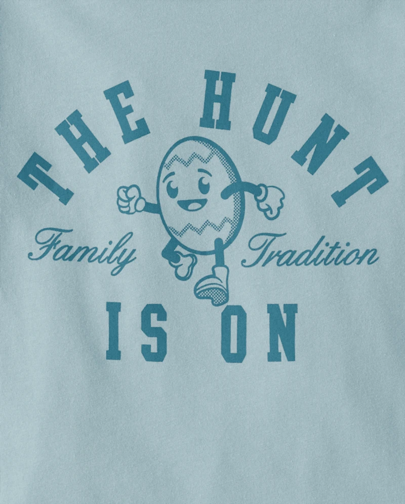 Baby And Toddler Boys Matching Family Easter The Hunt Is On Graphic Tee