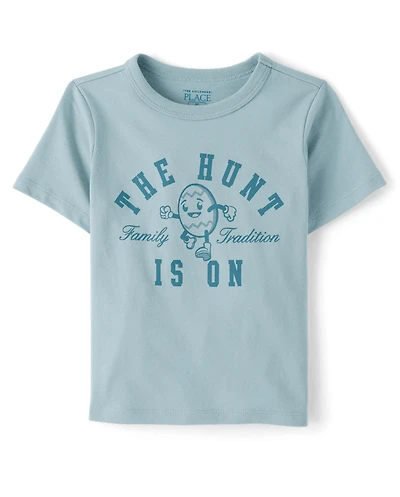 Baby And Toddler Boys Matching Family Easter The Hunt Is On Graphic Tee
