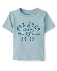 Baby And Toddler Boys Matching Family Easter The Hunt Is On Graphic Tee