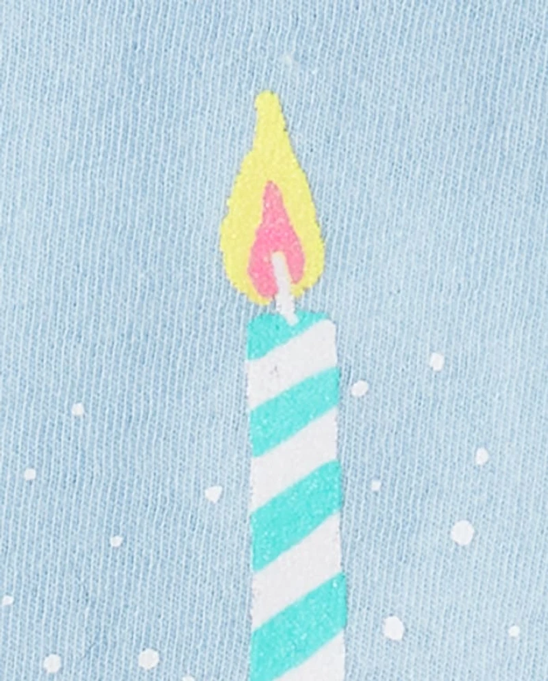 Girls Birthday Cake Graphic Tee