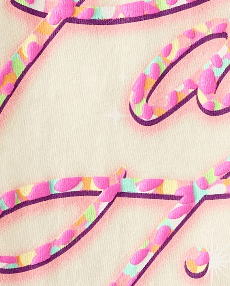 Girls Party Time Graphic Tee