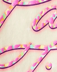 Girls Party Time Graphic Tee