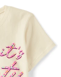 Girls Party Time Graphic Tee