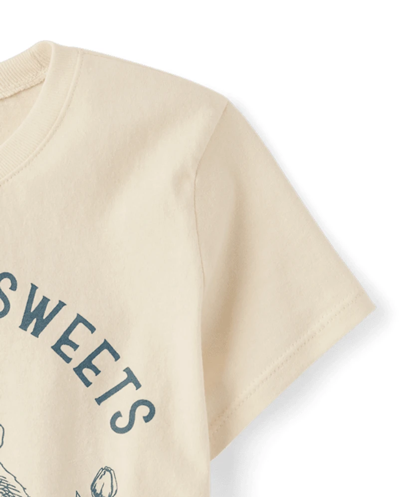 Girls Easter Cottontail Sweets Graphic Tee