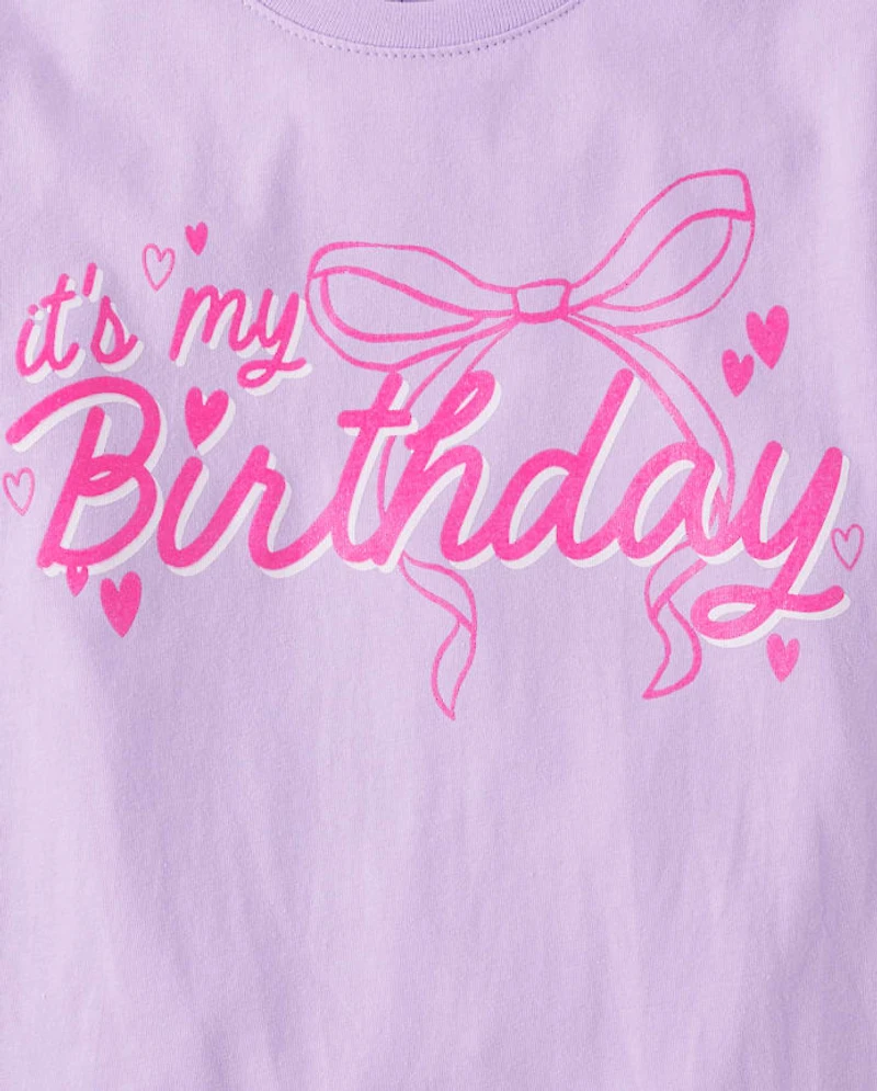 Girls It's My Birthday Graphic Tee