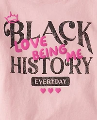 Girls Black History Graphic Tee