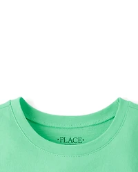 T-shirt graphique « Lucky Girl » pour filles, spécial Saint-Patrick