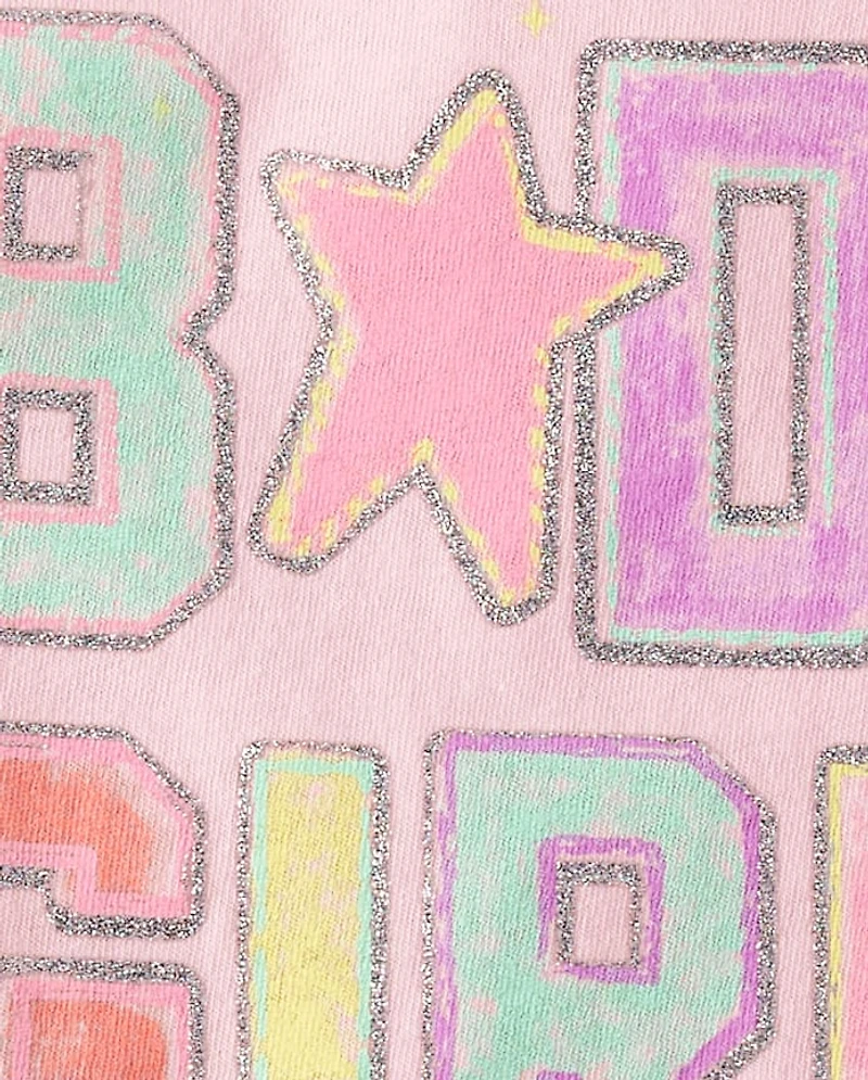 Girls B-Day Girlie Graphic Tee