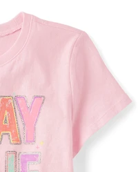 Girls B-Day Girlie Graphic Tee