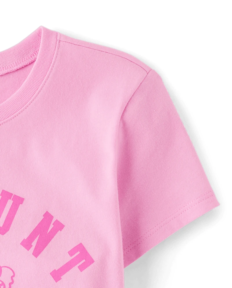 Girls Matching Family Easter The Hunt Is On Graphic Tee