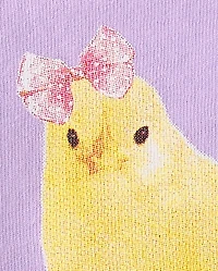 Baby And Toddler Girls Easter One Cute Chick Graphic Tee