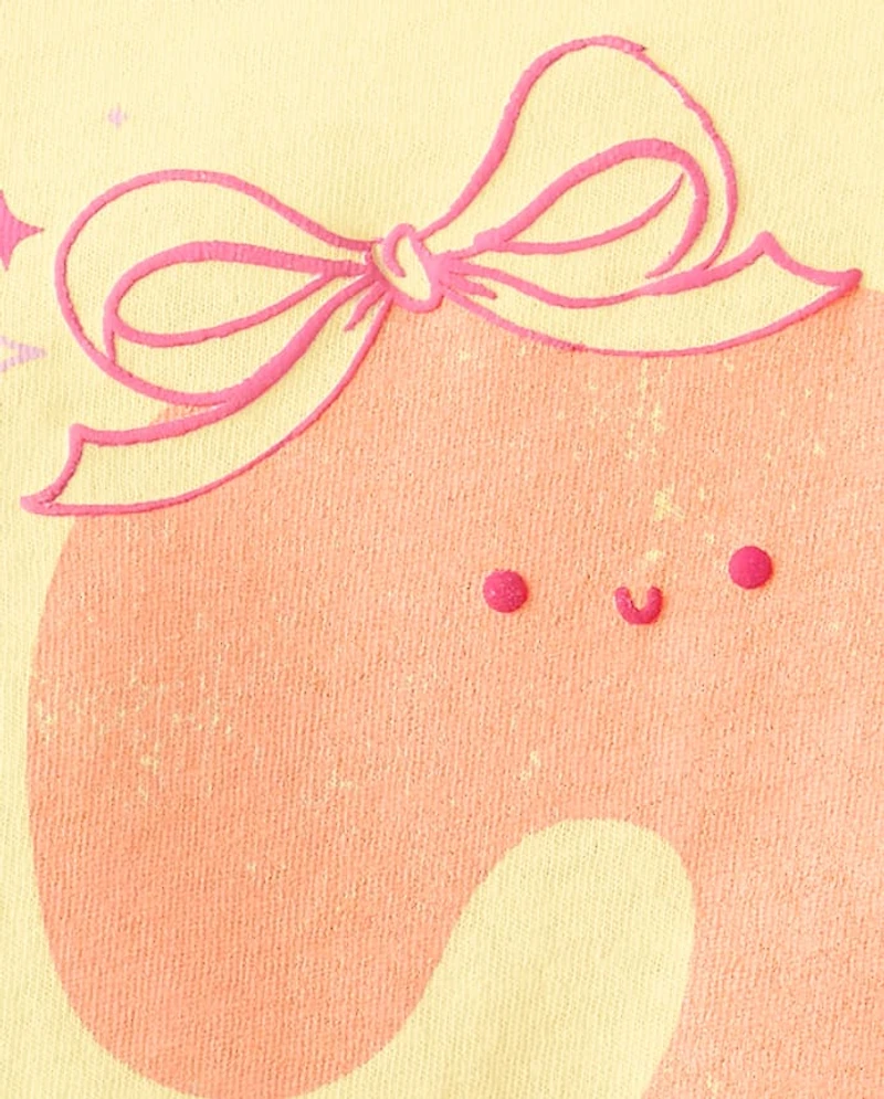 Baby And Toddler Girls Birthday Graphic Tee