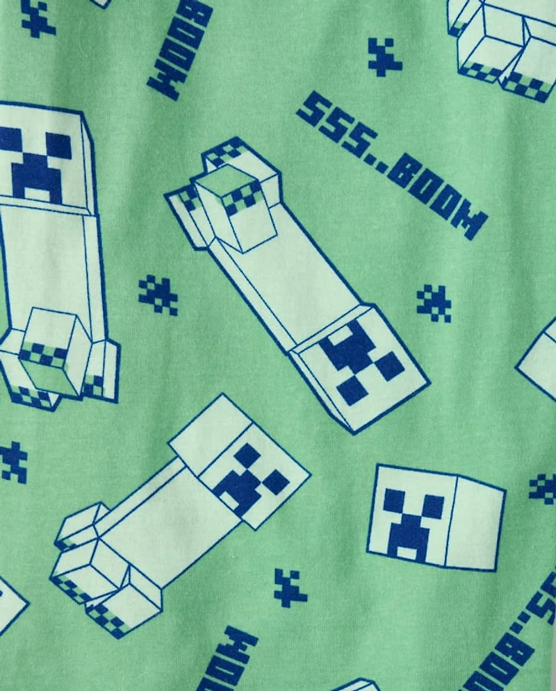 Boys Minecraft™ Snug Fit Cotton Pajamas