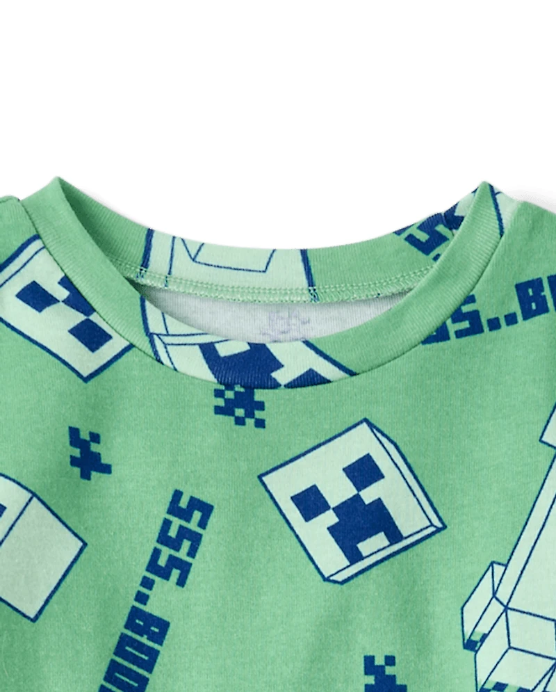 Boys Minecraft™ Snug Fit Cotton Pajamas