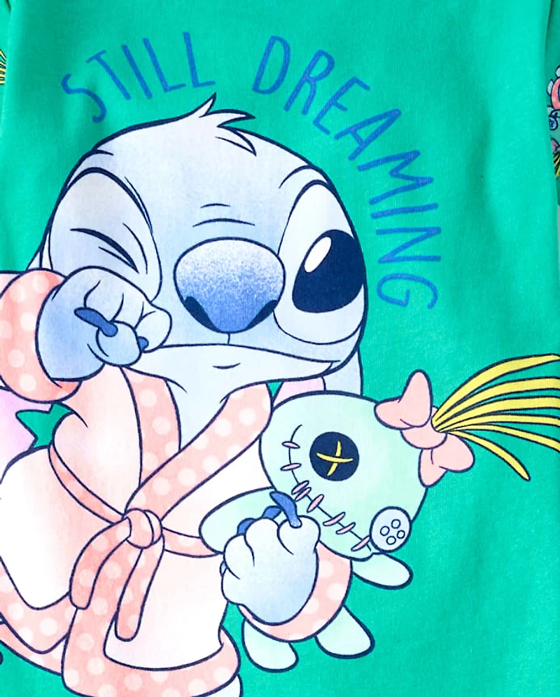 Pyjamas en coton ajustés Stitch™ pour bébés et petites filles