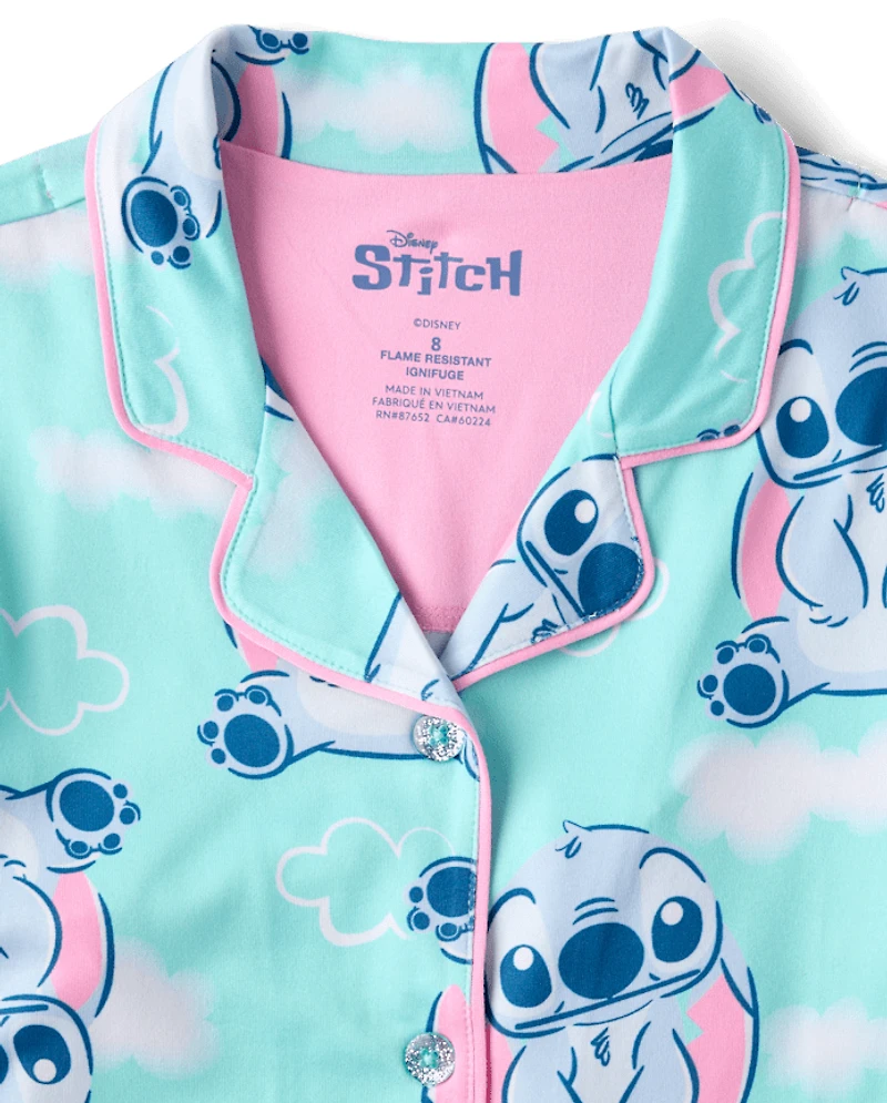 Girls Stitch™ Button Front Pajamas