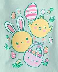 Baby And Toddler Girls  Easter Chick Graphic Tee
