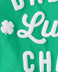 Baby And Toddler Girls St. Patrick's Day Daddy's Lucky Charm Graphic Tee