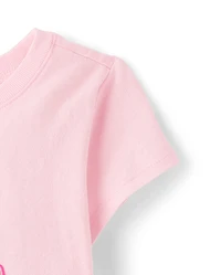 Baby And Toddler Girls 1 Birthday Graphic Tee