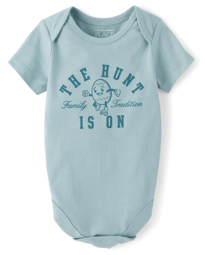 Baby Matching Family Easter The Hunt Is On Graphic Bodysuit