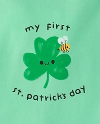 Baby First St. Patrick's Day Graphic Bodysuit
