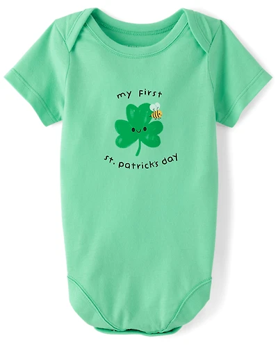 Baby First St. Patrick's Day Graphic Bodysuit