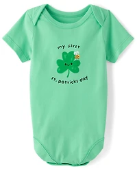Baby First St. Patrick's Day Graphic Bodysuit