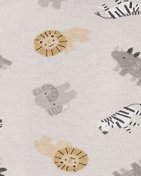 Baby Boys Animal Bodysuit 5-Pack