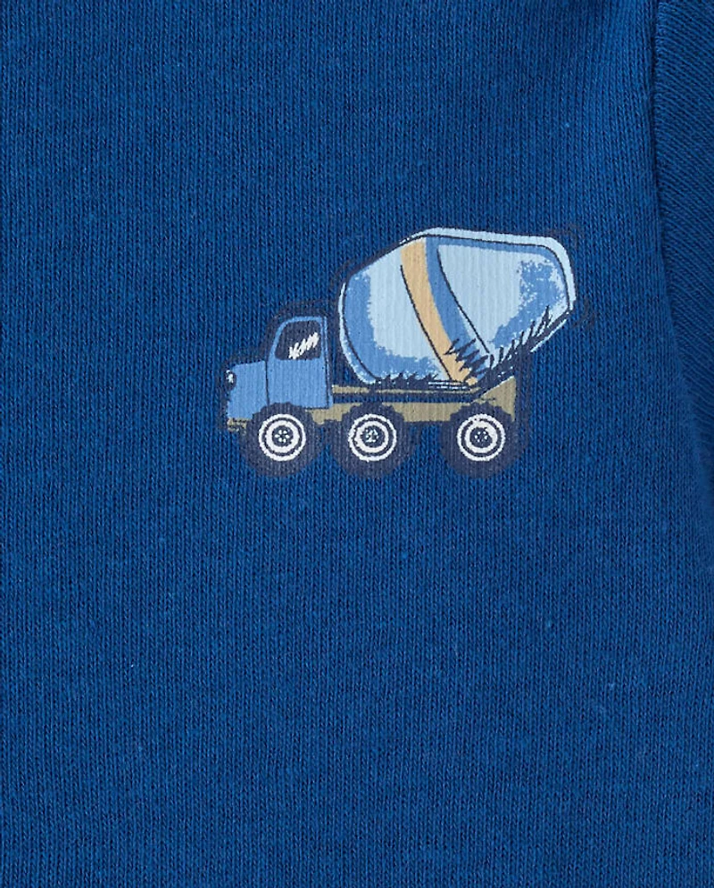 Baby Boys Construction Vehicle Bodysuit 5-Pack