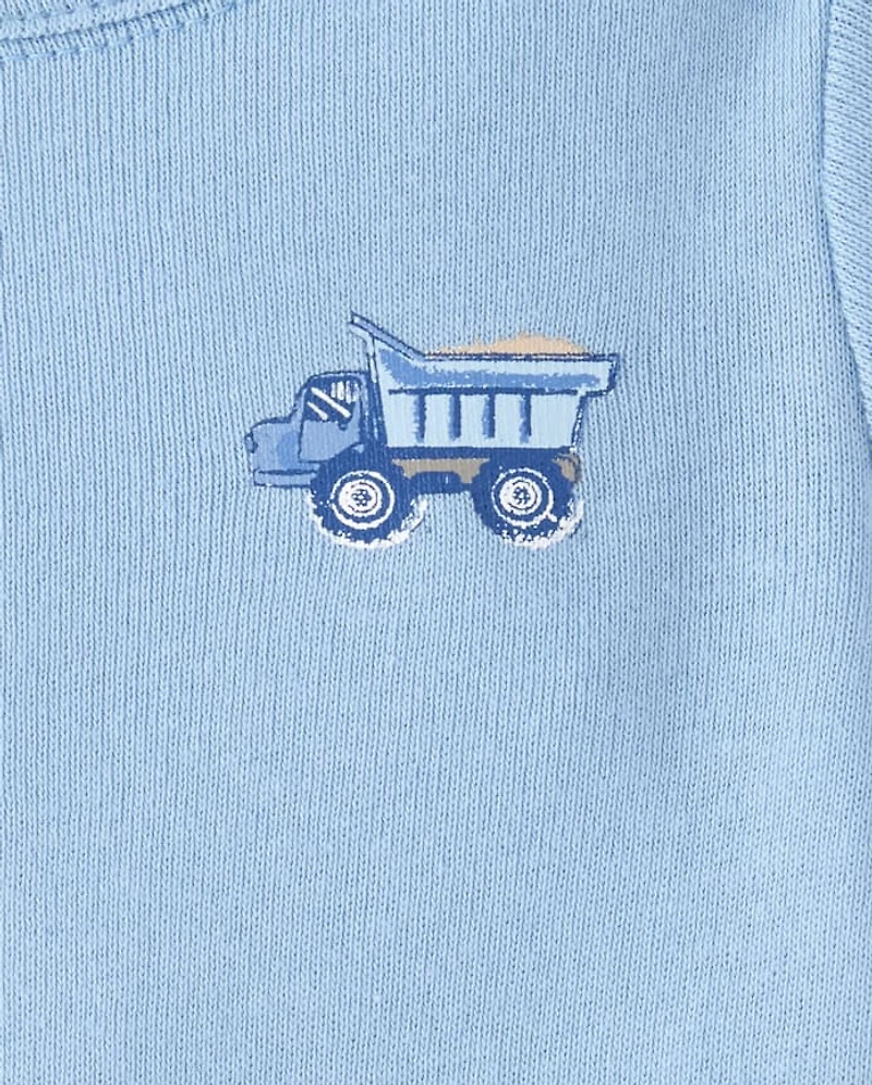 Baby Boys Construction Vehicle Bodysuit 5-Pack